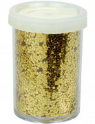Große goldene Pailletten für Weihnachten