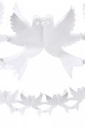 Papiergirlande Friedenstaube