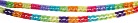 Papiergirlande bunt 2,5 Meter