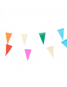 Wimpelgirlande bunt, 10 Meter