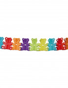 Papiergirlande Teddybär 4 Meter