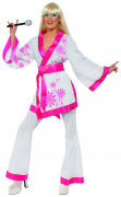 Disco-Kimono-Kost�m der 70er Jahre f�r Damen