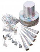Set mit Silber-Luftschlangen Las Vegas