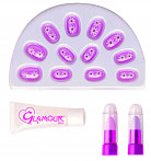 Set mit falschen Fingernägeln für Mädchen