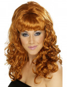 Damen-Per�cke mit langem kupferrotem Haar