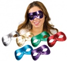 Halbmaske Metallik f�r Erwachsene