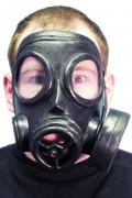 Halloween-Gasmaske f�r Erwachsene