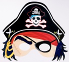 Papp-Maske Piraten