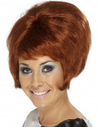 Braune Per�cke Beehive-Frisur f�r Damen