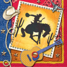 Mini-Servietten Cowboy