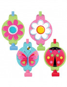 Partytr�ten Blumen-Motiv