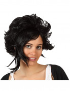 Halloween-Perücke Trendy Schwarz für Damen