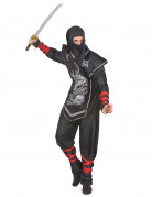 Ninjakostüm silber für Herren