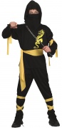 Drachenninja-Kostüm gelb für Jungen