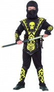 Ninja Kinderkost�m gelb