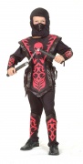 Ninja Kinderkost�m rot 