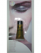 Goldenes Pailletten-Gel