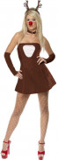 Sexy Rentier-Kost�m Weihnachten f�r Damen 