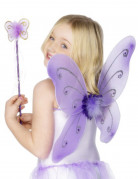 Lila Schmetterling-Set für Mädchen
