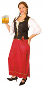 Dirndlkostüm Kellnerin für Damen