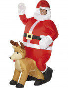 Aufblasbares Weihnachtsmann-Kost�m f�r Herren