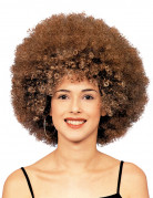 Afro-Per�cke Disko braun f�r Erwachsene