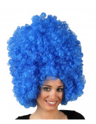 Hohe, blaue Afro-Per�cke f�r Erwachsene