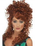 Rothaarige Locken-Per�cke f�r Damen.