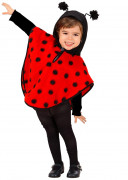 Poncho Marienkäfer Kostüm für Mädchen