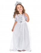 Prinzessinnenkost�m silber f�r M�dchen