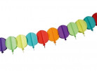 Dreierpack Girlanden bunt