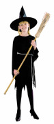 Halloween-Hexenkost�m Schwarz f�r M�dchen