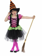 Hexenkost�m f�r M�dchen zu Halloween
