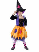Hexen-Kost�m f�r M�dchen zu Halloween