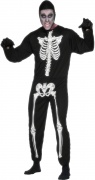 Skelettkost�m Halloween f�r Herren