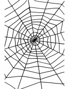 Halloween-Spinnennetz