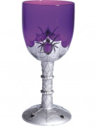 Violettes Glas für Halloween