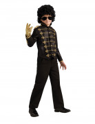 Schwarze Armee-Jacke Michael Jackson™ für Jungen