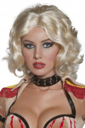 Kurze, blonde, Vintageperücke für Frauen zu Halloween