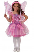 Fee - Schmetterling - Kost�m rosa f�r M�dchen