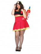 Sexy Feuerwehrfrau-Kostüm für Damen