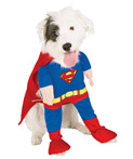 Kost&uuml;me Supermankost�m f�r Hunde