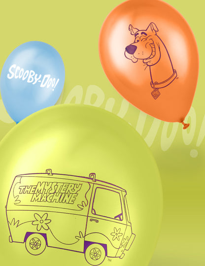 10 latexových balónov Scooby-Doo™ s rozmermi 25 x 32 cm