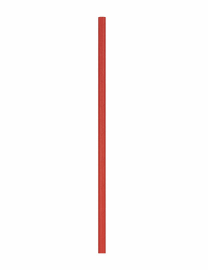 Vue d'une paille rouge des pailles en carton Pompier rouges