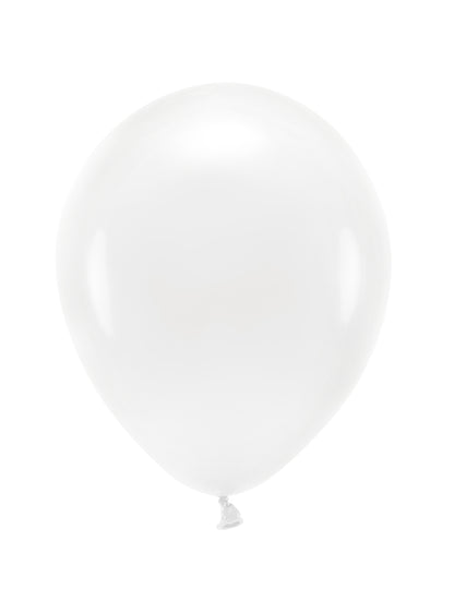 Ballons en latex pastel pour fête blanc