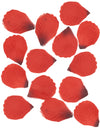 Pétales de rose en tissu pour décoration rouge sombre