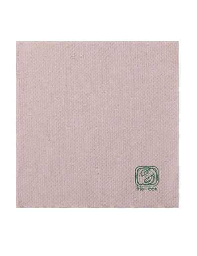 100 kompostierbare Cocktailservietten aus Recyclingzellstoff 20 x 20 cm