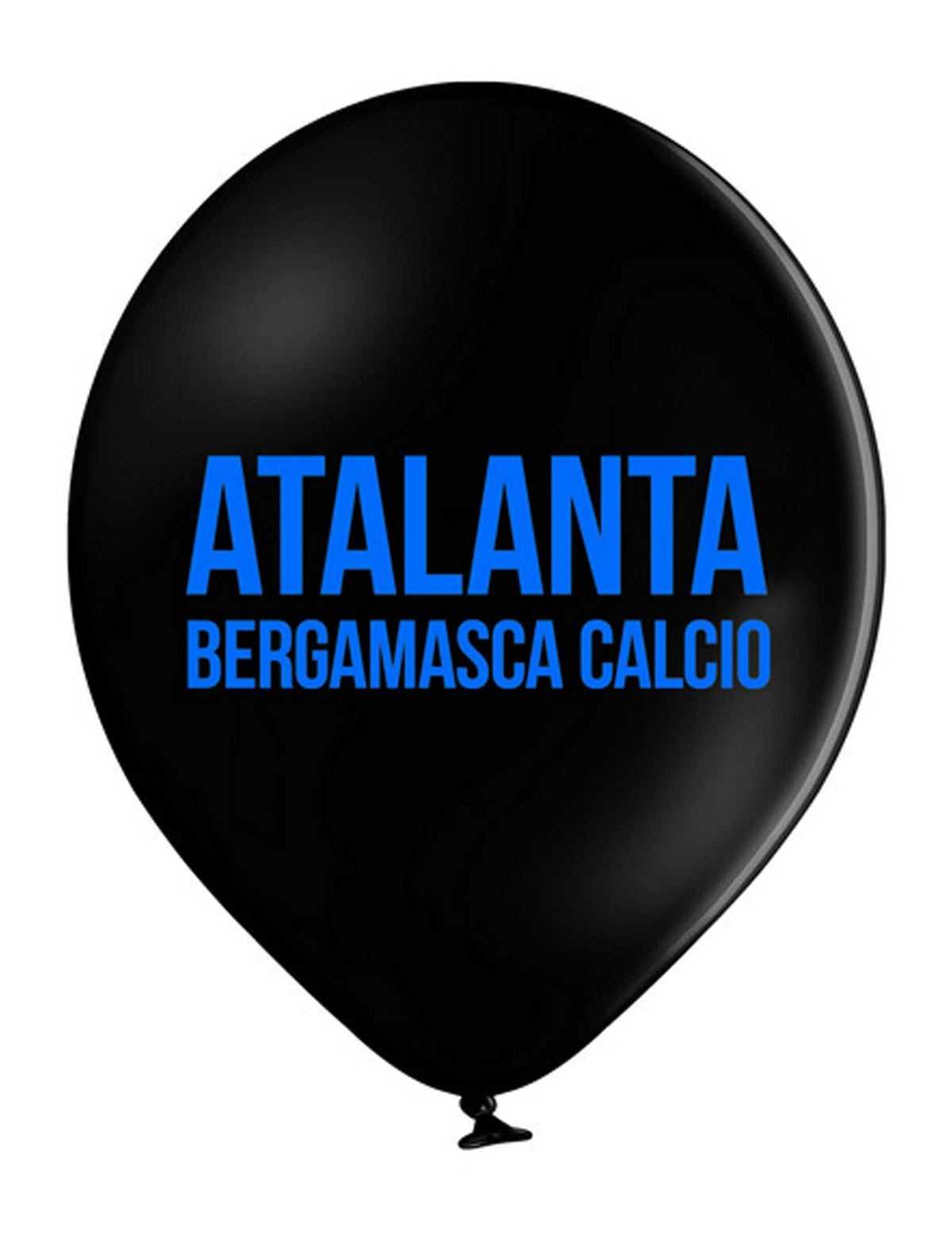12 Ballons en latex Atalanta™ bleus et noirs 30 cm
