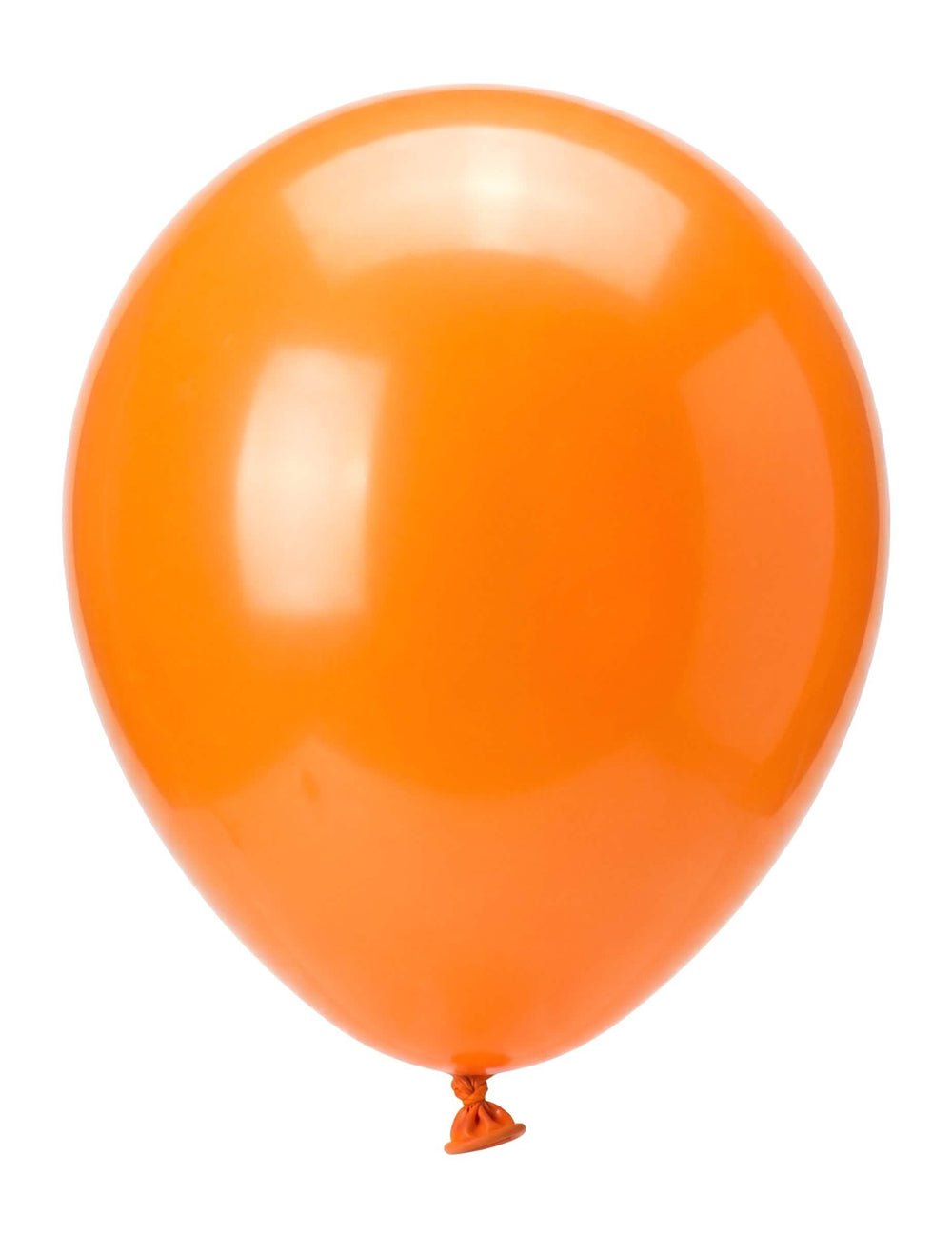 Orange Luftballons aus Metallfolie zur Partydekoration