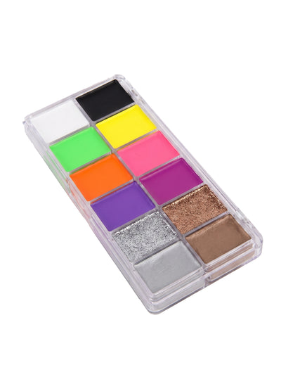 12 Neon- und Glitzer-Cremefarben